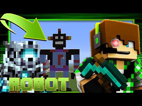 IN QUESTO MONDO DI MINECRAFT CI SONO I ROBOT!