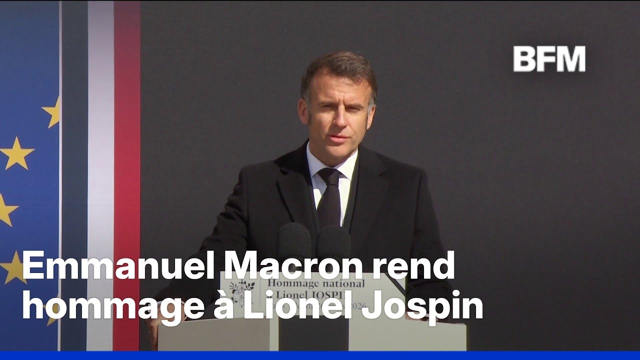Lionel Jospin a modernisé "de manière inédite" la France, estime Emmanuel Macron