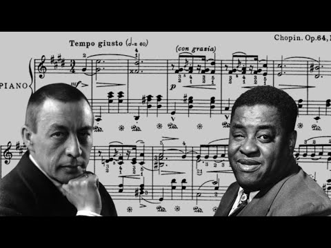 Sergei Rachmaninoff and Art Tatum play Chopin Waltz Op. 64 No. 2