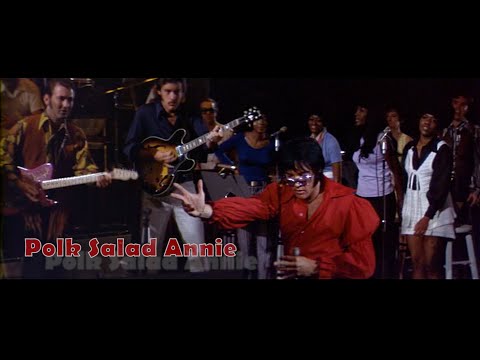ELVIS PRESLEY - Polk Salad Annie ( Rehearsal - August 1970) New Edit 4K