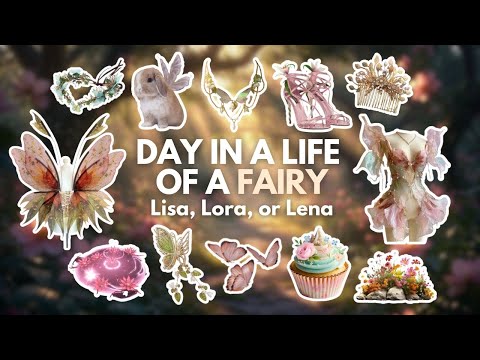 Day in a life of a FAIRY 🧚🏻‍♀️🌷✨| Lisa, Lora or Lena
