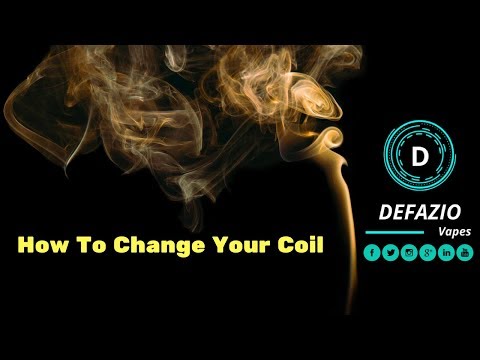Part of a video titled How To Change Your Coil - Smok T-Priv & BlueSky Bitch Flavour