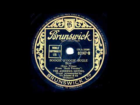 Andrews Sisters - ' Boogie Woogie Bugle Boy'- 1941- Mono to Stereo