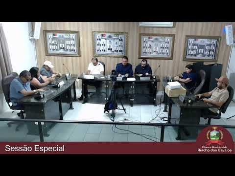 Transmissão ao vivo  da SESSÃO ORDINÁRIA de 15/05/2026 CÂMARA DE RIACHO DOS CAVALOS