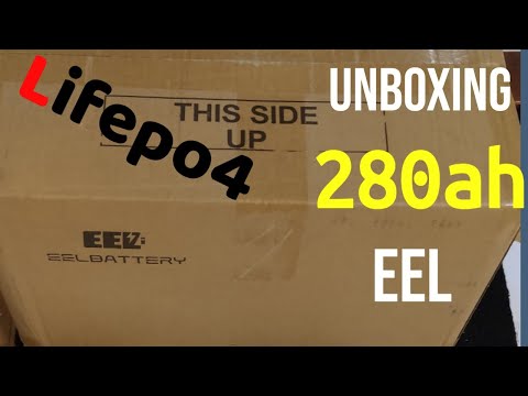 Lifepo4 280ah Zellen lfk von Eel aus china erhalten via Alibaba unboxing Teaser!