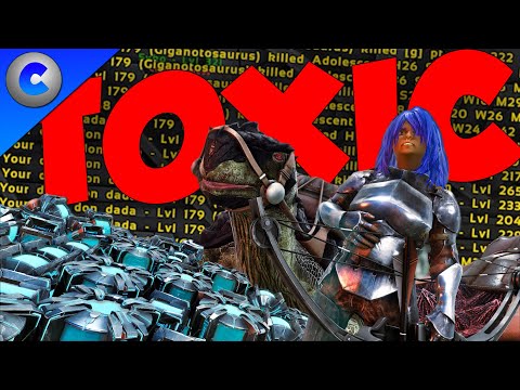 ONLINE Raiding AN ANGRY OLD MAN?!! - ARK Survival Evolved