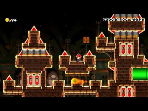 Lofty Lambent Launcher Lair by Logan ψ - SUPER MARIO MAKER - NO COMMENTARY 1ay