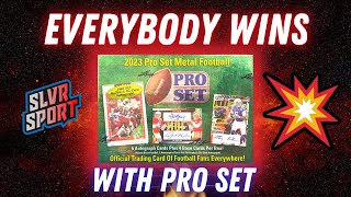 Still Some of the BEST Value in Football Cards - 2023 Leaf Pro Set Football Hobby Box.