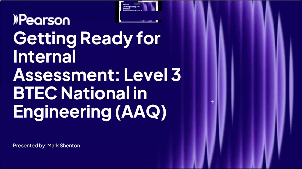 Internal Assessment: ​BTEC National (AAQ) in Engineering