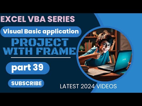 Mastering VBA Part 39 | Project with Frame | UserForm with Input & Output Buttons #framecontrol #vba