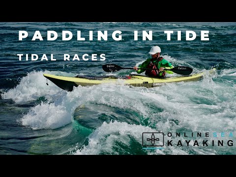 Paddling in tidal waters - Sea kayaking tidal race - Online course -North stack - Penryn Mawr