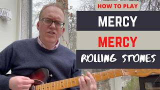 Mercy Mercy | Rolling Stones | FREE TAB Live at the BBC Guitar Lesson
