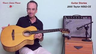 Video thumbnail for 2005 Taylor NS62 CE Dave's Guitar Stories by Dave's Guitar Planet