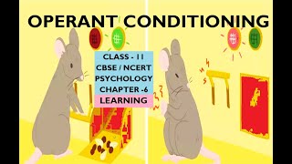 CLASS-11, PSYCHOLOGY, CHAPTER- 6. Operant Conditioning. #cbse #ncert #class11 #psychology #msw