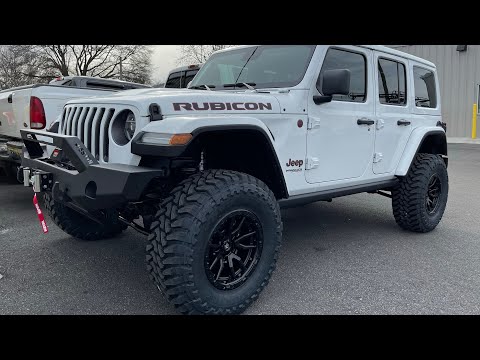 Jeep Wrangler Rubicon Apex Edition Lifted on 35s Bright White Review