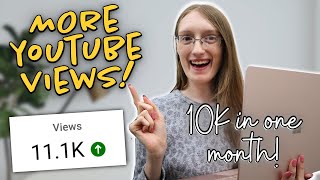 Struggling to Get YouTube Views? Here's How I Got 10k Views in ONE MONTH- You can do the Same!