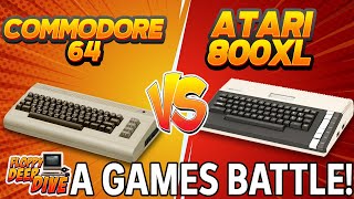C64 vs Atari 800XL Retro Showdown of Classic A Games 🕹️