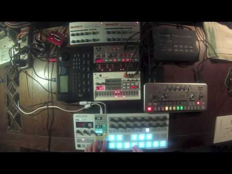 TT-303 MS-1 SR-16 Volca Sample and Bass - Practice Jam  - 2018-04-29