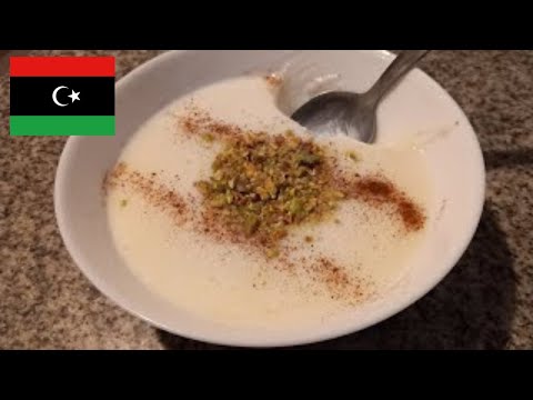 How to make LIBYAN MOHALIBEAH (Milk pudding)