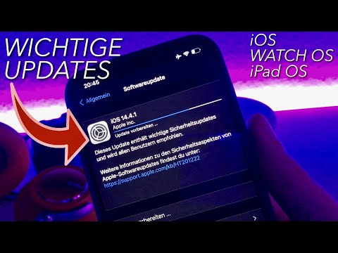 iOS 14.4.1 SICHERHEITSUPDATE für iPhone, iPad & Apple Watch - SCHNELL UPDATEN !!!