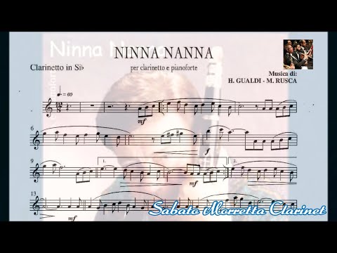 Henghel Gualdi "Ninna Nanna" Clarinet Score