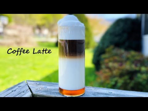 Homemade Latte Coffee Recipe | Coffee Latte | Caffe Latte | Melange Coffee