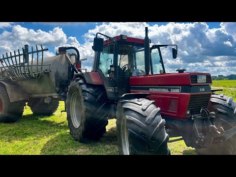 CASE IH 1455 XL SOUND + 11,5m³ Güllewagen [CABVIEW] [4K]