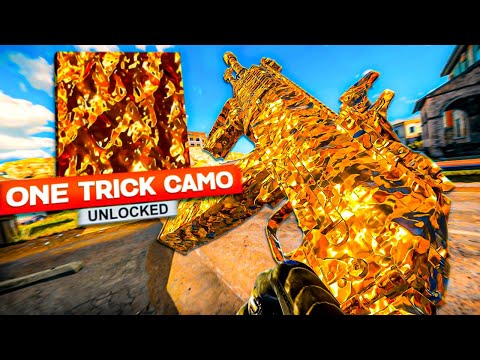 I UNLOCKED ONE TRICK CAMO on REBIRTH ISLAND WARZONE! (Weapon Prestige Camo)