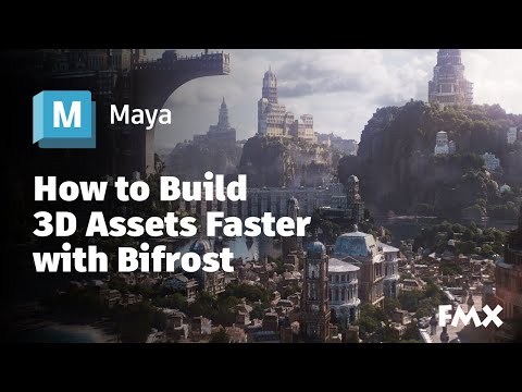 How to use PPG in Bifrost for Maya for Faster Asset Building