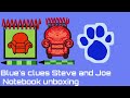 Blue S Clues Steve And Joe Notebook Unboxing