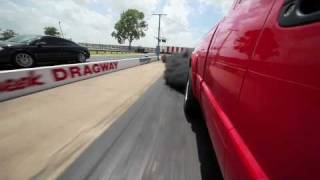 preview picture of video 'Cummins Diesel burnout and race'