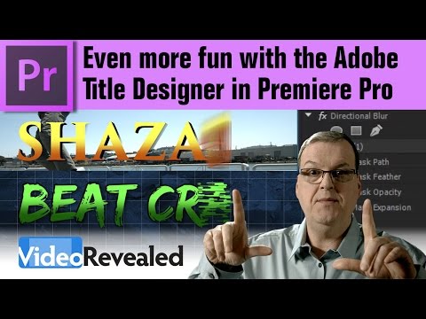 How to add a title in Adobe Premiere Pro