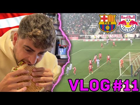 BARCA VS RB SALZBURG STADION-VLOG MIT ELIGELLA🔥🏟 + BESTER Döner Österreichs?🤨 VLOG #11 | SIDNEYEWEKA