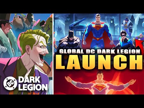DC DARK LEGION GLOBAL LAUNCH! (gameplay & summons) - YouTube