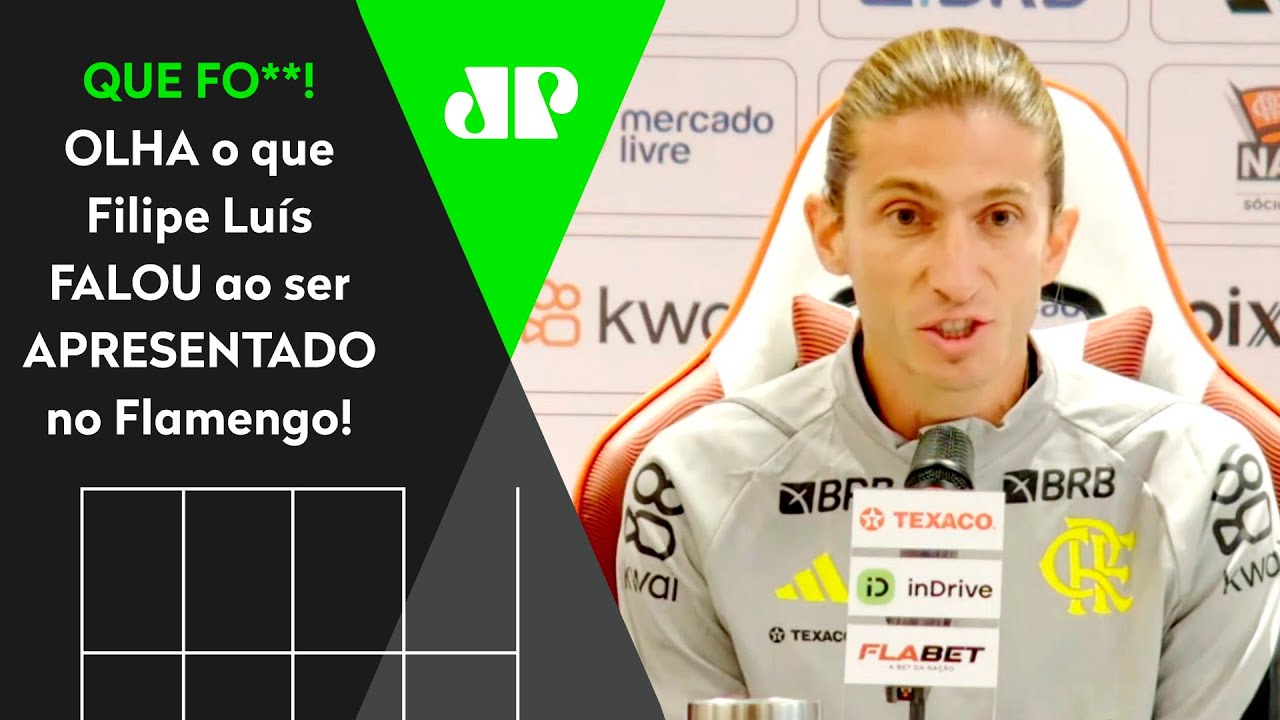 FILIPE LUÍS DEU SHOW! "Alguns jogadores VÃO FICAR BRAVOS comigo, mas..." | APRESENTAÇÃO NO FLAMENGO!