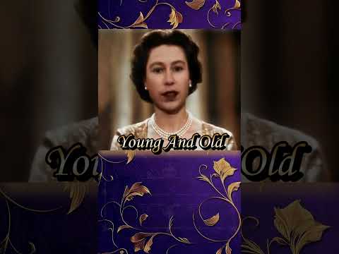 Queen Elizabeth’s First Televised Christmas Broadcast Colorized (1957)