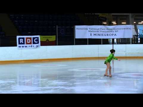 43 Natalia ROSA MiniEuropa 2014 Bronze Girls   Free Skating