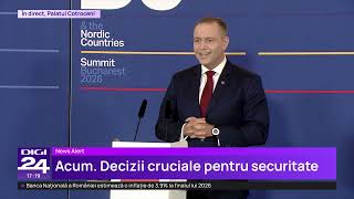 Nicușor Dan, Mark Rutte și Karol Nawrocki, după Summitul B9: Rusia e o amenințare pentru NATO