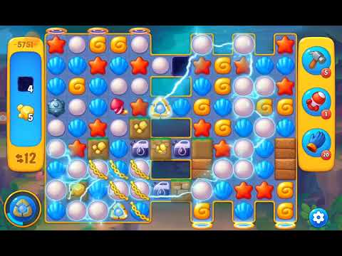 Cinderella wins the lightening duel and Fishdom level 5751