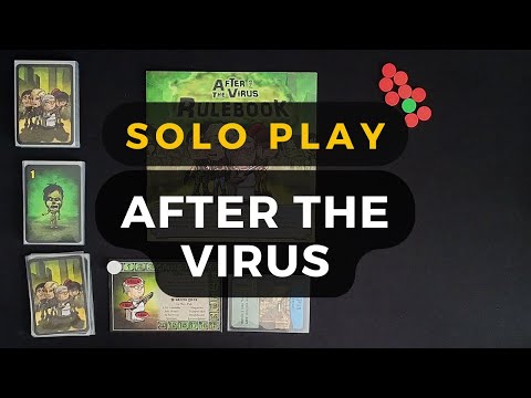 After the Virus Boardgame Solo Playthrough | DaniCha