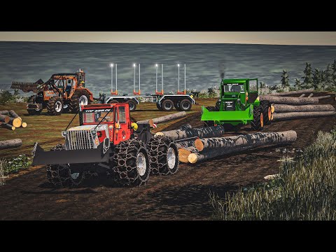 CU DOUA TAFURI NOI LA TRAS LEMNE DE PE MUNTE ( Angajat la Ocolul SILVIC ) #-3 FARMING SIMULATOR 22