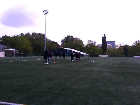 U14 Anderlecht Lokeren 090913 warming up Anderlecht