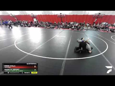 50-55 Lbs Quarterfinal - Piper Ayala, Wisconsin Vs Maddyn Siefert, Sarbacker Wrestling Academy 6d5