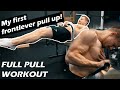 FRONT LEVER PULL UP UNLOCKED! || FULL PULL WORKOUT