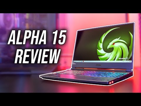 External Review Video hvE416CwvdM for MSI Alpha 15 Gaming Laptop (AMD Ryzen 4000, A4DEK)