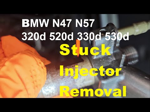 Stuck Injector Removal Tips. BMW Diesel N47 N57 320d 330d 530d 520d X5 X6.