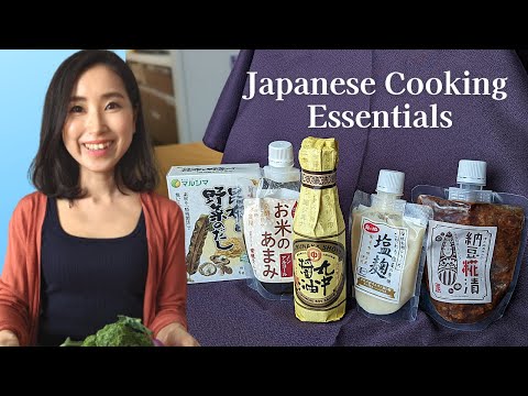 JAPANESE COOKING ESSENTIALS FOR A HEALTHY EATING / Starter kit & fermented foods