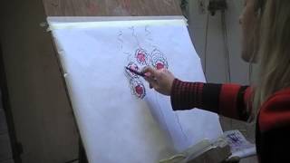 Live drawing to Hoarfrost by Sonic Youth