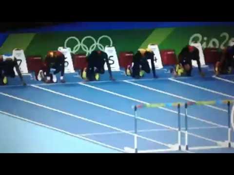Omar Mcleod wins 110m Haies 13.05s Rio 2016