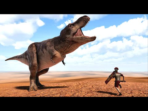 T-REX VS SOLDIERS - UEBS 2 | Epic Battle Simulator 2